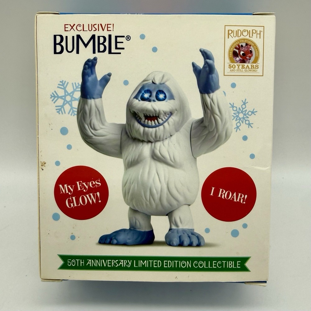 Rudolph 50th Anniversary Bumble Exclusive Limited Edition Roar Glow Figure NEW‎